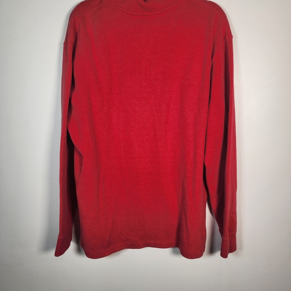 Polo Ralph Lauren Men's Red Zip-Up Sweater - Picture 5 of 10
